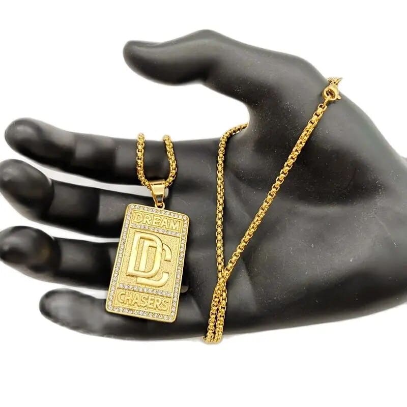 COLAR DREAM DC CHASERS FULL HIP HOP 316L - 7 Modelos