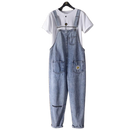 Macacão Jeans Honder Floral Sensação