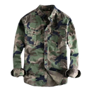 Casaco Jeans Cow Camuflado