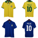 Camisa Seleção Brasileira 1957 - Pelé 10 Uniforme 2
