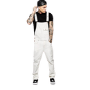 Macacão Jeans Work Long Plus Branco