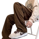 Calça Drawstring Retrô Castanho