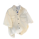 Camisa de Botão Puffian Korean Branco