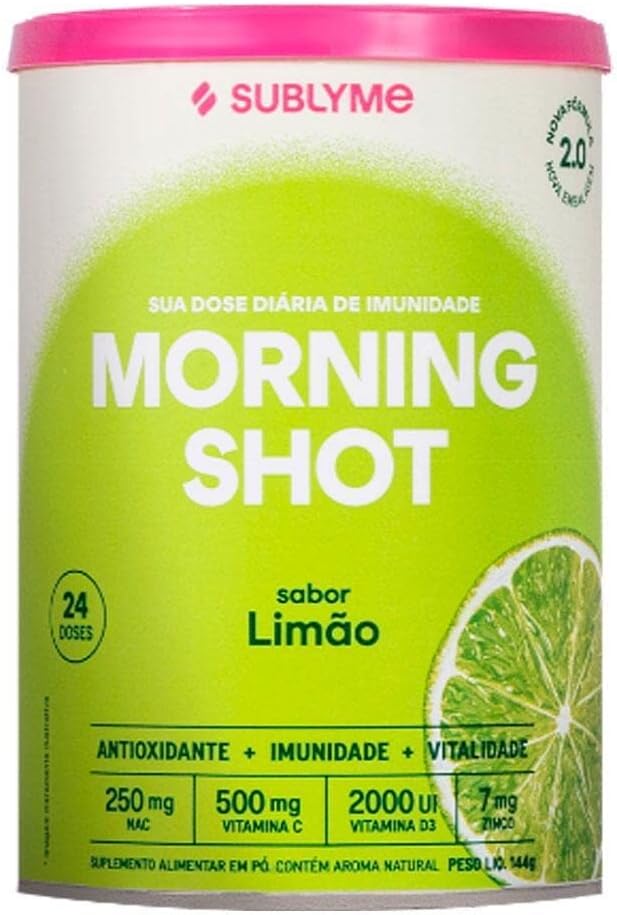 Morning Shot Matinal Sabor Limão 2.0 Sublyme Lata 144gr