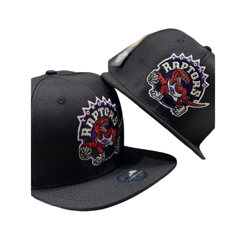 Snapback Even NBA NFL MLB Raptors Preto
