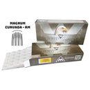 Caixa 50 Hastes Soldadas Descatáveis White Head Magnum Curvada Round