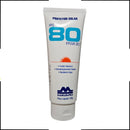 Protetor Solar Fps80 120g Ultra Proteção Resistente Agua protege a pele até 80X Alto poder de hidratação da pele com vitamina E