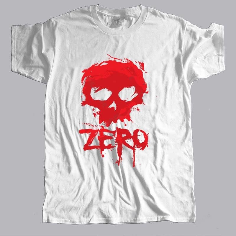 CAMISETA ZERO SKULL VINTAGE Azul/Preto/Cinza/Branco