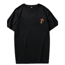 CAMISETA PLANETA TERRA COGUMELOS Preto/Branco/Azul Bebê