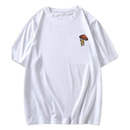 CAMISETA PLANETA TERRA COGUMELOS Preto/Branco/Azul Bebê