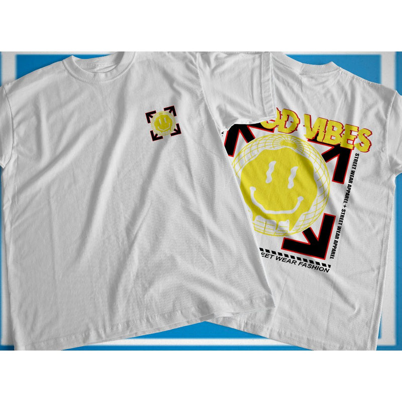 CAMISETA SMILE GOOD VIBES STREET
