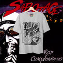 CAMISETA SABOTAGE RAP É COMPROMISSO Branco