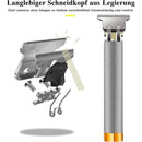 Máquina de Corte Kemei T9 Dourado/Prata