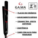 Prancha Chapinha Gama Italy Cabelos Lisos e Cacheados