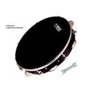 Pandeiro Pró Phx Abs Preto 10 Pele Preta