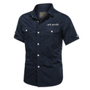 Work Shirt Aotor Off Road Slim Azul Marinho