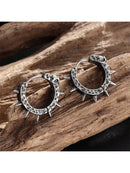 Par de Brincos Caveira Ponta