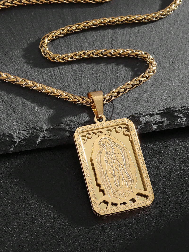 Cólar Maria Nossa Senhora - Dourado
