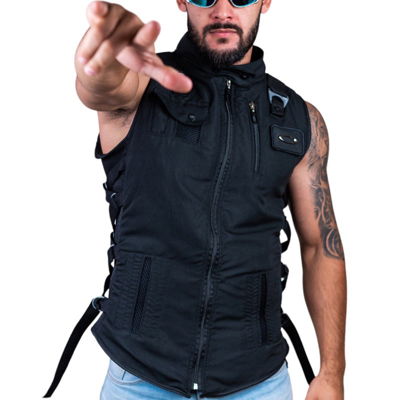 Colete Oakley AP Vest + 4 Tags Personalizadas