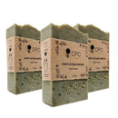 Kit 3x Sabonete Artesanal Detox Com Argila Verde 110g