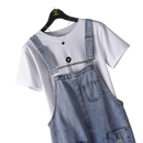 Macacão Jeans Honder Floral Sensação