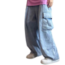 Calça Jeans Baggy Hip Hop Azul