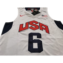 Regata NBA USA 6 LeBron James - Branca