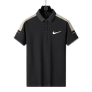 Camisa Polo Nike - Cinza Azulado/Preto/Branco