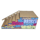 Pista Corrimão Degraus Fingerboard Madeira Mdf Adesivado