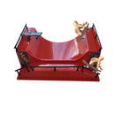 Pista Fingerboard Rampa Vermelho Preto