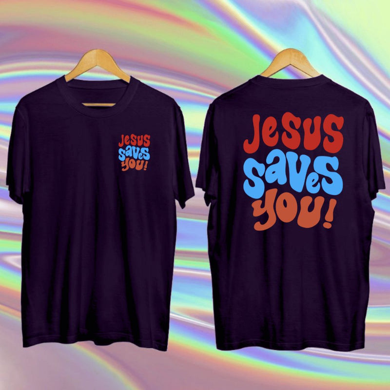 CAMISETA OVERSIZED JESUS SAVES YOU