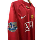 Camisa Manchester United 2007/08 C. Ronaldo 7 Manga Longa
