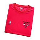 Camiseta NBA Dry Fit Chicago Bulls - Branco Vermelho Azul