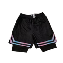 Calção Plus Size Basquete Fit - Preto