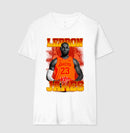 Camiseta LeBron James Lakers 23 Laranja