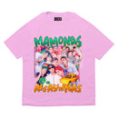 Camiseta Bootleg CO. Mamonas Assasinas Brasília - Rosa