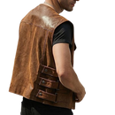 Colete de Couro Vring Castanho