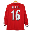 Camisa Manchester United 1998/1999 - Beckham/Scholes/Keane/Cantona - Retrô