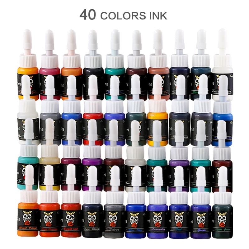 Tinta Skull Mixing Ink Natural 40 Unidades - SUPER PROMOÇÃO DE ATACADO