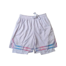 Calção Plus Size Basquete Fit - Branco