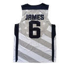 Regata NBA USA 6 LeBron James - Branca
