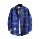 Camisa Social Xadrez Luck Co. Azul