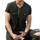 Colete de Couro Vring Preto