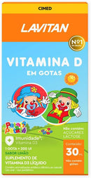 Vitamina D Sol Or Fr Laranja 30ml Lavitan Patati Patatá