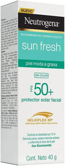Protetor Solar Facial Para Pele Oleosa Derm Care Sem Cor FPS 70 40g