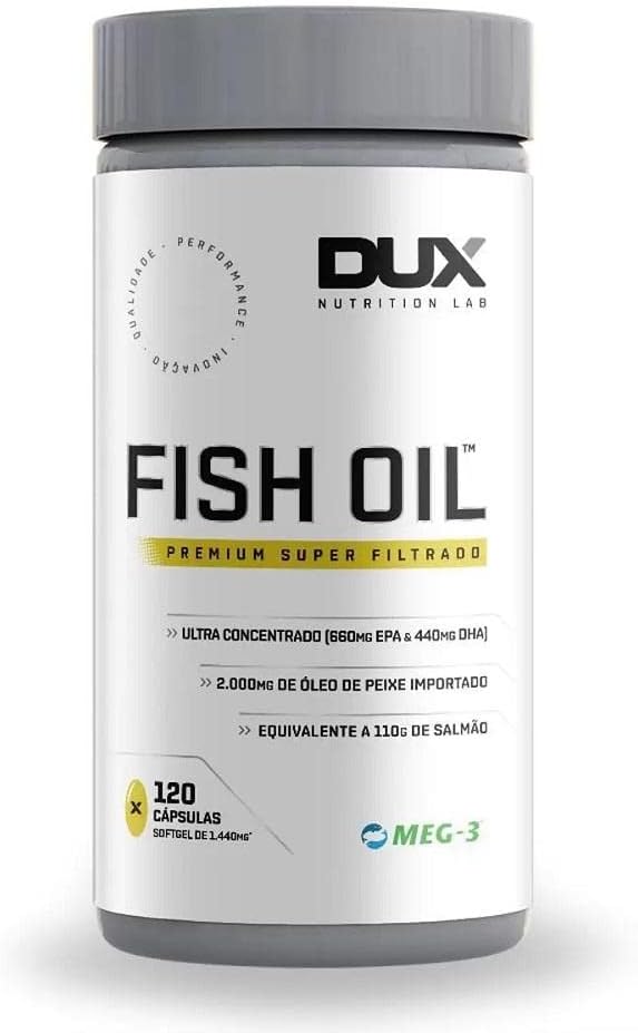 Fish Oil Omega 3 - Óleo De Peixe - 120 Cápsulas Dux