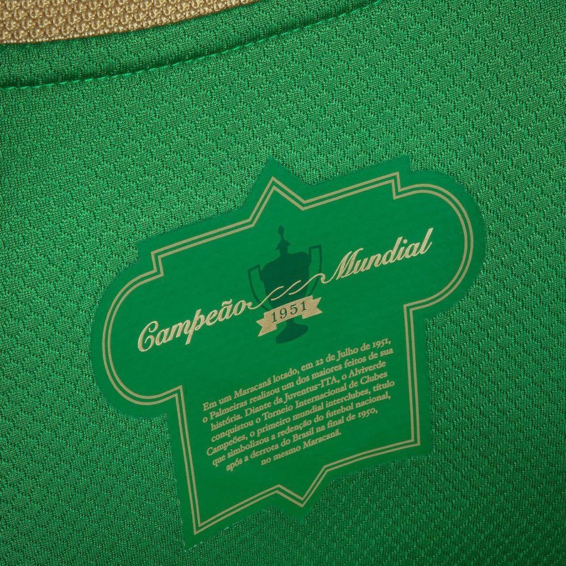 Camisa Palmeiras 70 Anos Copa Rio 1951 2021/22 Edição Especial