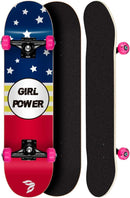 Skate Montado Cisco Mulher Maravilha 8"