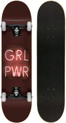 Skate Montado Cisco Feminino Girl Power Led - Abec 7