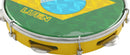 Pandeiro Luen Cromada Bandeira 10" 6 Afin Plat Inx Ferragem